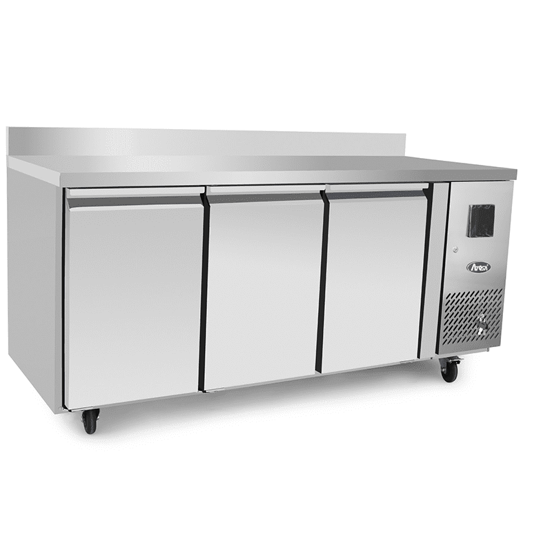 r epf 3432gr bs three door gn counter fridge